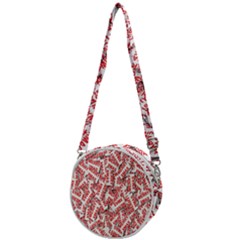 Merry-christmas Crossbody Circle Bag by nateshop