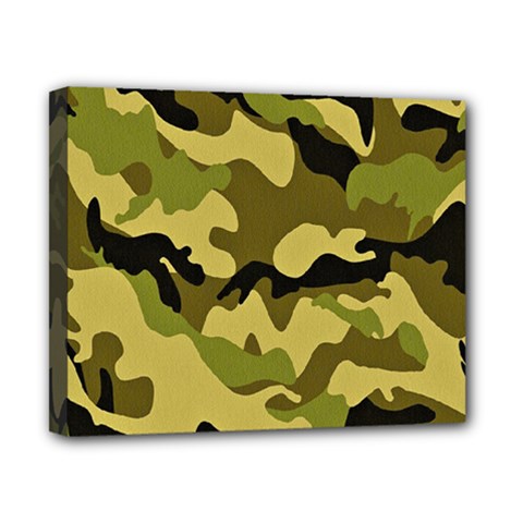 Army Camouflage Texture Canvas 10  X 8  (stretched) by nateshop