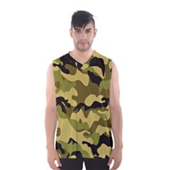 Army Camouflage Texture Men s Basketball Tank Top by nateshop