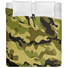 Army Camouflage Texture Duvet Cover Double Side (california King Size) by nateshop