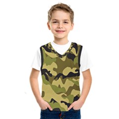 Army Camouflage Texture Kids  Basketball Tank Top by nateshop