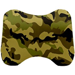 Army Camouflage Texture Head Support Cushion by nateshop