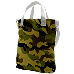 Army Camouflage Texture Canvas Messenger Bag by nateshop