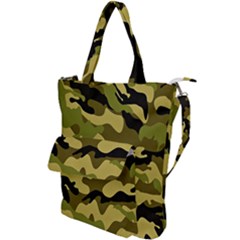 Army Camouflage Texture Shoulder Tote Bag by nateshop