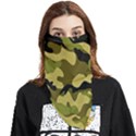 Army Camouflage Texture Face Covering Bandana (Triangle) View1