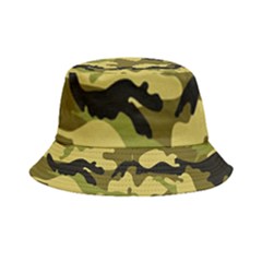 Army Camouflage Texture Inside Out Bucket Hat by nateshop