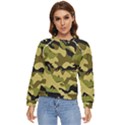 Army Camouflage Texture Women s Long Sleeve Raglan Tee View1