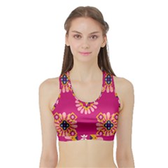 Morroco Sports Bra With Border by nateshop