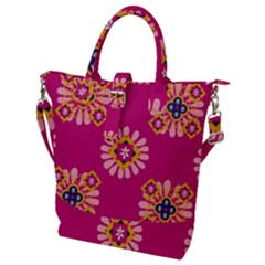 Morroco Buckle Top Tote Bag by nateshop