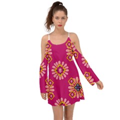 Morroco Kimono Sleeves Boho Dress by nateshop