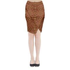 Mosaic (2) Midi Wrap Pencil Skirt by nateshop