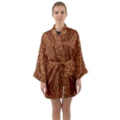 Mosaic (2) Long Sleeve Satin Kimono by nateshop