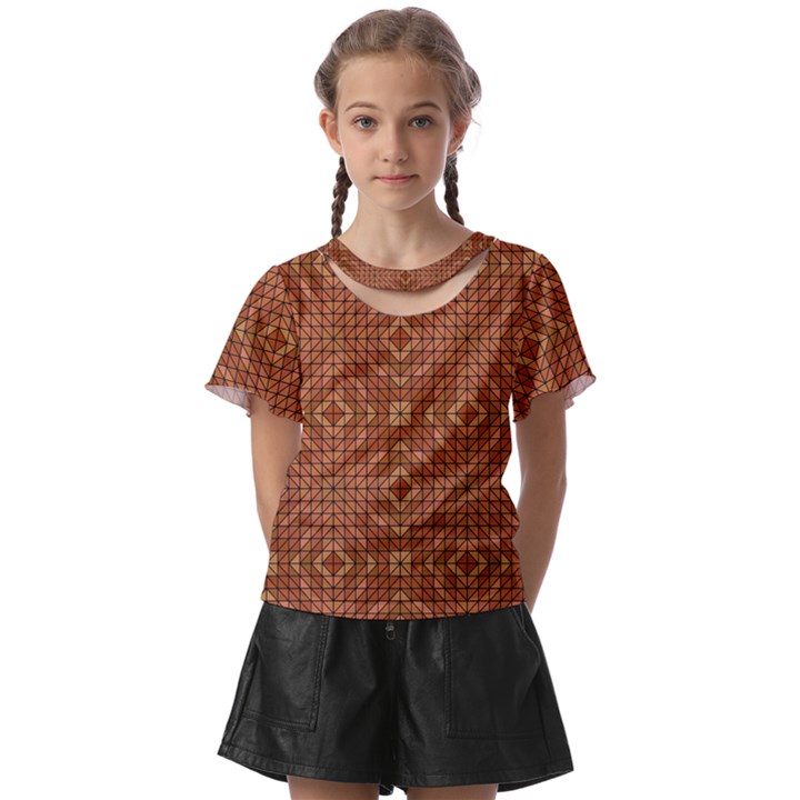 Mosaic (2) Kids  Front Cut Tee