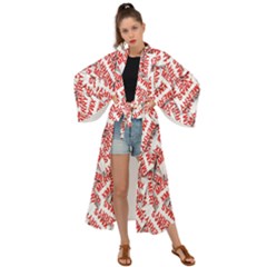 Merry-christmas Maxi Kimono by nateshop