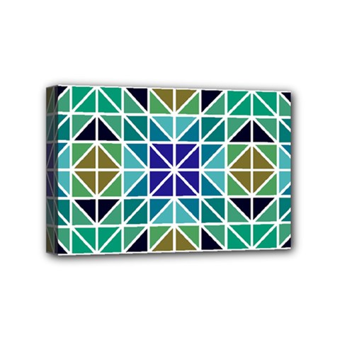 Mosaic 3 Mini Canvas 6  X 4  (stretched) by nateshop