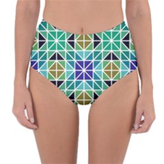 Mosaic 3 Reversible High-waist Bikini Bottoms by nateshop