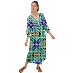 Mosaic 3 Grecian Style  Maxi Dress by nateshop