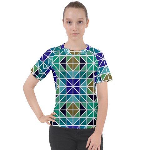 Mosaic 3 Women s Sport Raglan Tee by nateshop