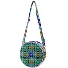 Mosaic 3 Crossbody Circle Bag by nateshop