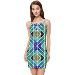 Mosaic 3 Summer Tie Front Dress by nateshop