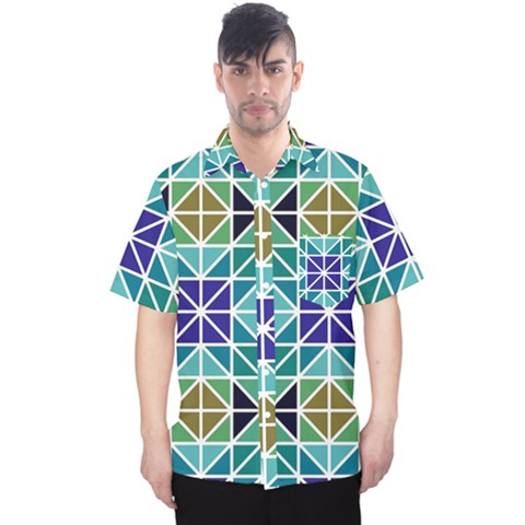 Mosaic 3 Men s Hawaii Shirt by nateshop