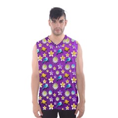 Pattern Men s Basketball Tank Top by nateshop