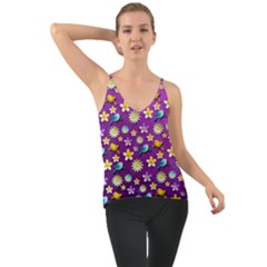 Pattern Chiffon Cami by nateshop