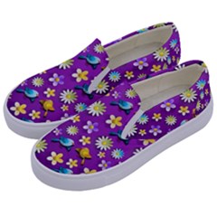 Pattern Kids  Canvas Slip Ons by nateshop