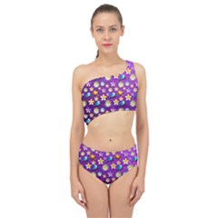 Pattern Spliced Up Two Piece Swimsuit by nateshop