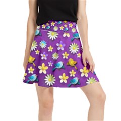 Pattern Waistband Skirt by nateshop