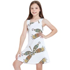 Pattern-35 Kids  Lightweight Sleeveless Dress by nateshop