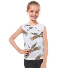 Pattern-35 Kids  Mesh Tank Top by nateshop