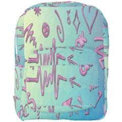 Pink Yes Bacground Full Print Backpack by nateshop