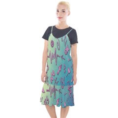 Pink Yes Bacground Camis Fishtail Dress by nateshop