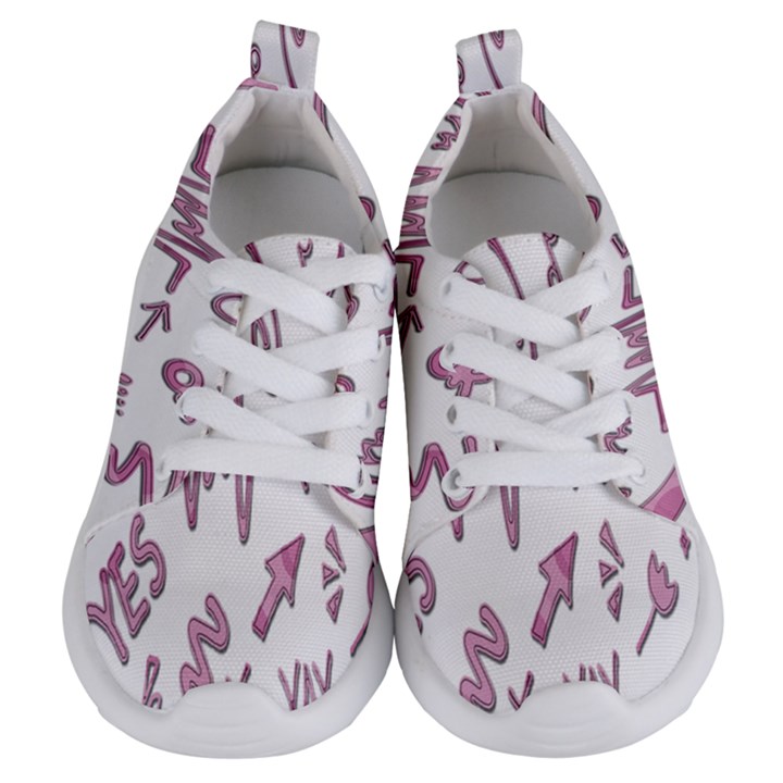 Pink Kids  Lightweight Sports Shoes