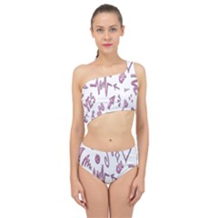 Pink Spliced Up Two Piece Swimsuit by nateshop