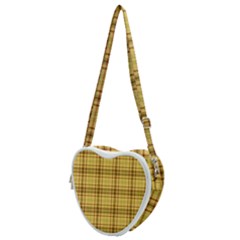 Plaid Heart Shoulder Bag by nateshop