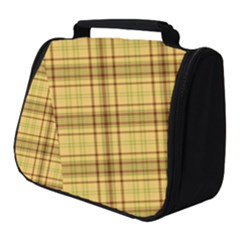 Plaid Full Print Travel Pouch (small) by nateshop