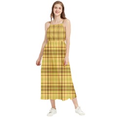 Plaid Boho Sleeveless Summer Dress by nateshop