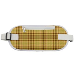 Plaid Rounded Waist Pouch by nateshop