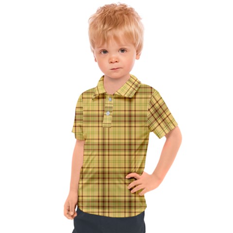 Plaid Kids  Polo Tee by nateshop