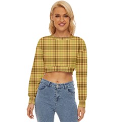 Plaid Lightweight Long Sleeve Sweatshirt by nateshop