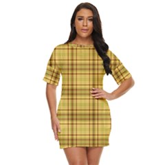 Plaid Just Threw It On Dress by nateshop