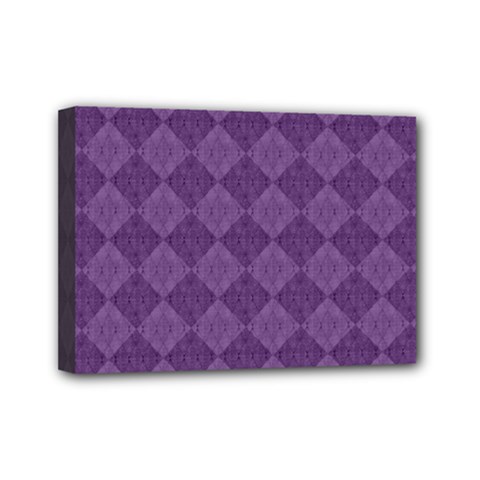 Purple Mini Canvas 7  X 5  (stretched) by nateshop