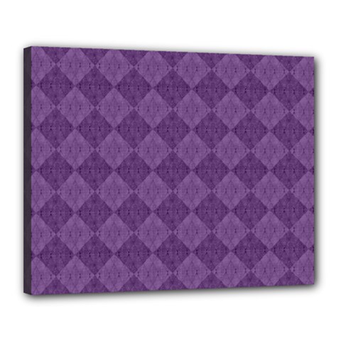 Purple Canvas 20  X 16  (stretched) by nateshop