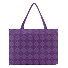 Purple Medium Tote Bag by nateshop