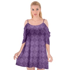 Purple Cutout Spaghetti Strap Chiffon Dress by nateshop