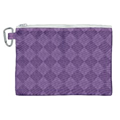 Purple Canvas Cosmetic Bag (xl) by nateshop