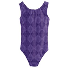 Purple Kids  Cut-out Back One Piece Swimsuit by nateshop