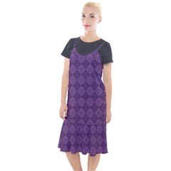 Purple Camis Fishtail Dress by nateshop